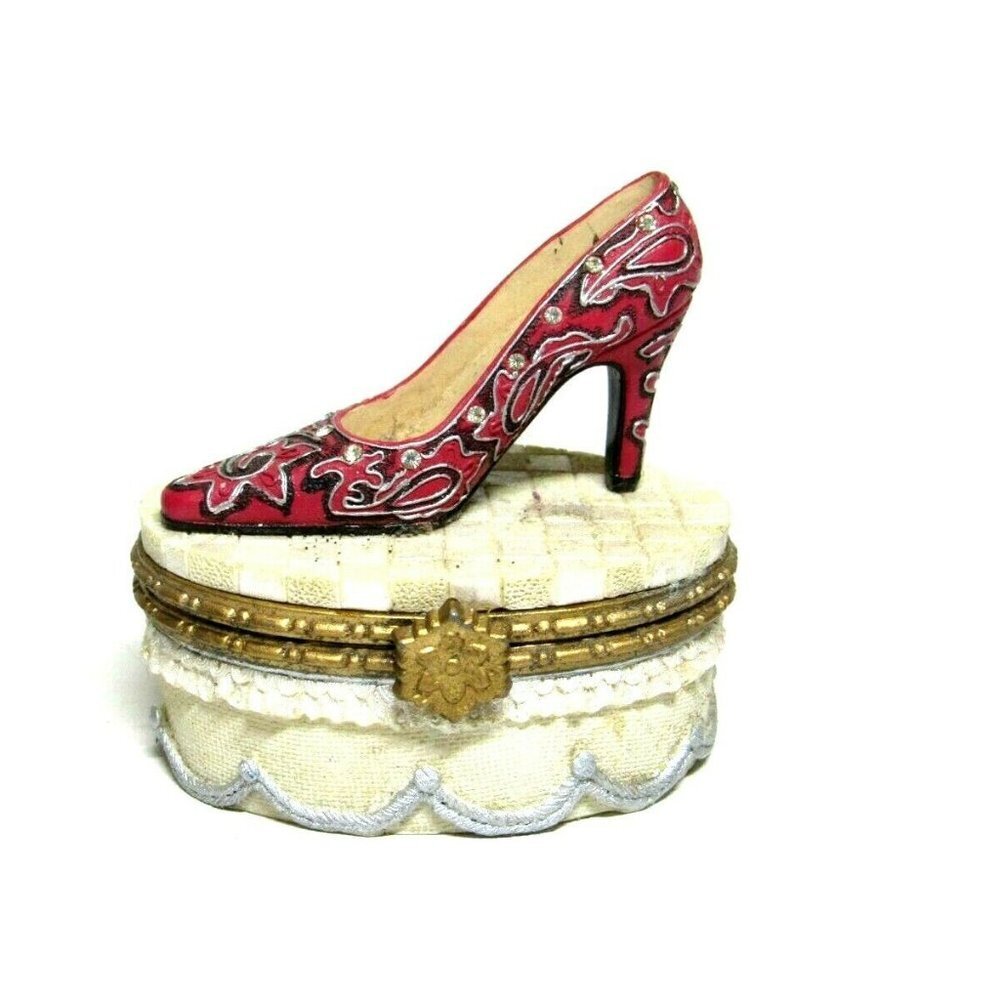 The Lady Vanessa Stiletto Pump Shoe Trinket Box